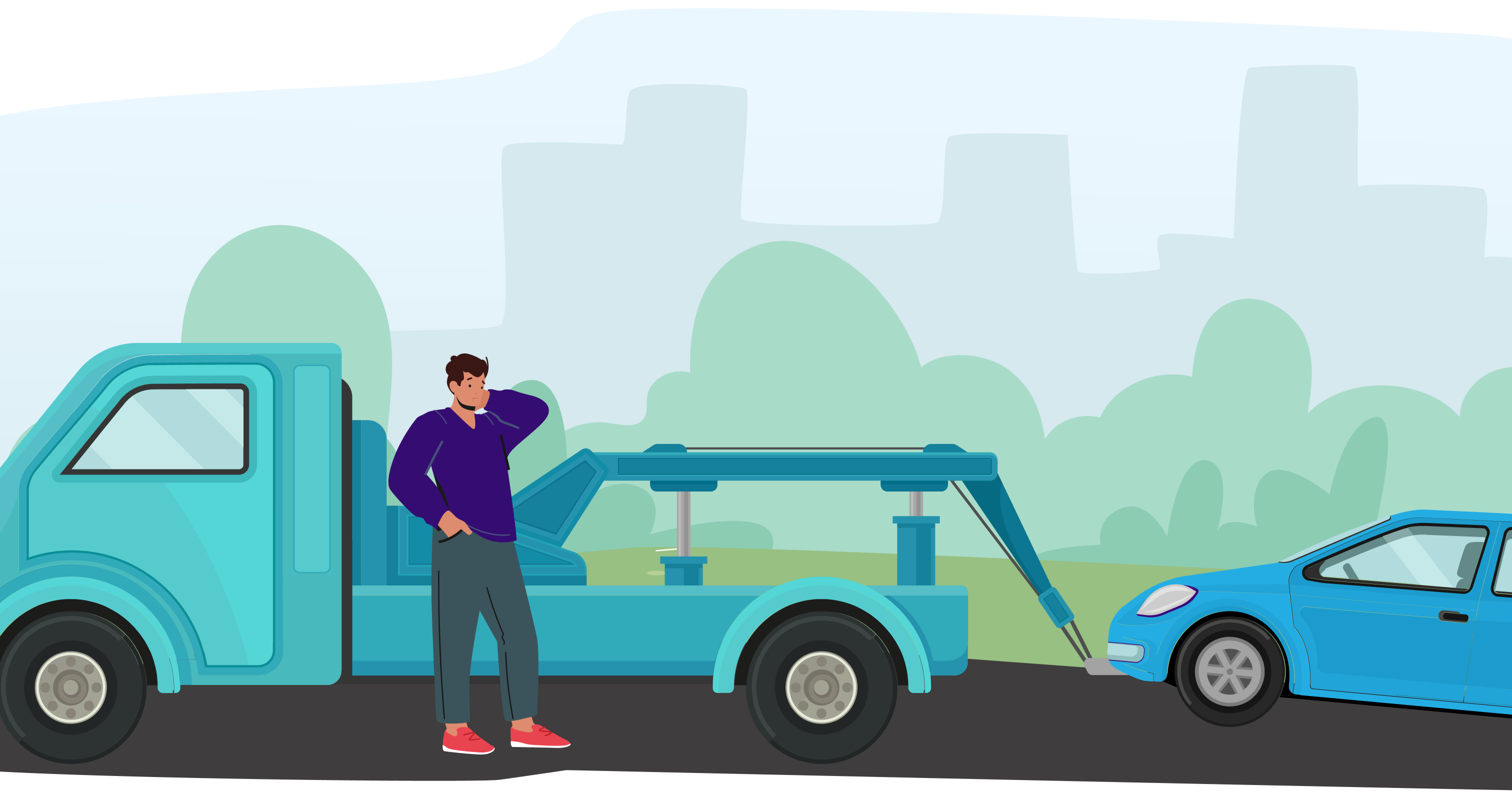 Car Tow Truck Scene (1)